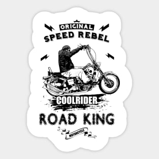 Original Speed Rebel Coolrider Road King T-shirt Sticker